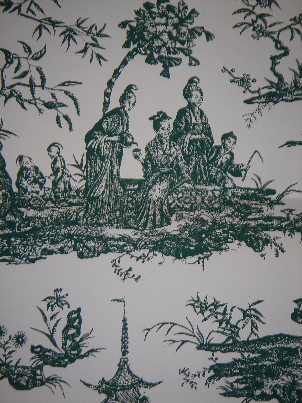 Peking Toile De Jouy Wallpaper
