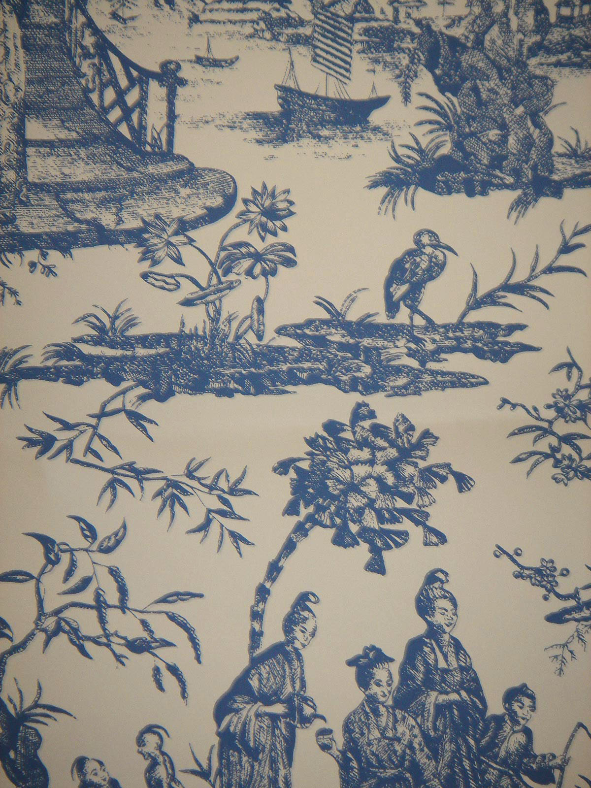 Peking Toile De Jouy Wallpaper