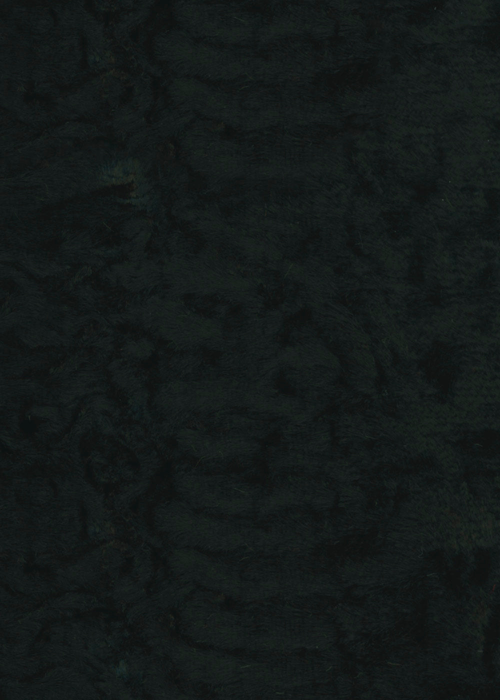 black fluffy faux fur fabric