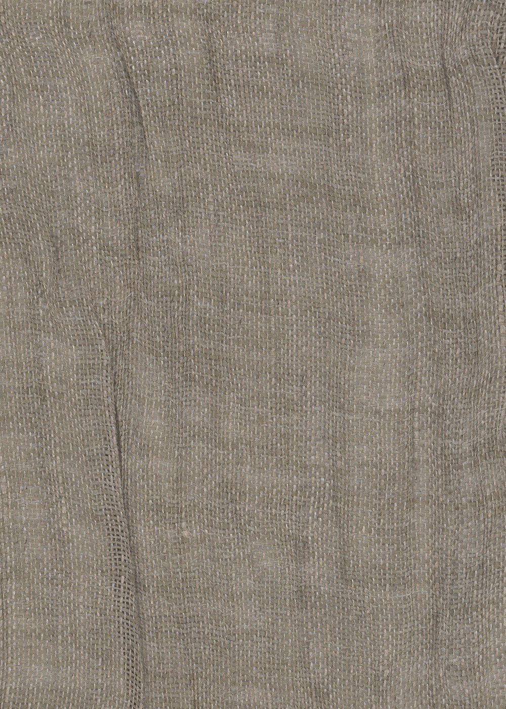 mouse brown crinkled sheer fabric