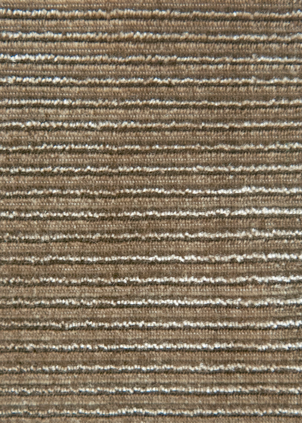 taupe colored velvet with horizontal ribbing