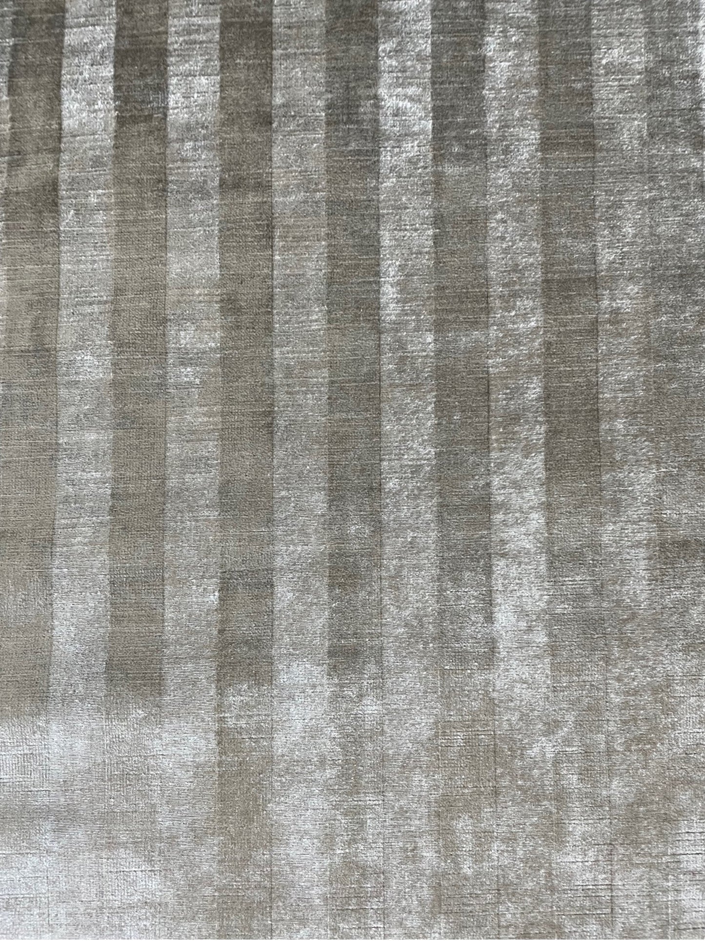 velvet fabric with grey and light grey stripes