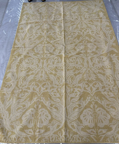 Damask Floral - Yellow - 6'1x9