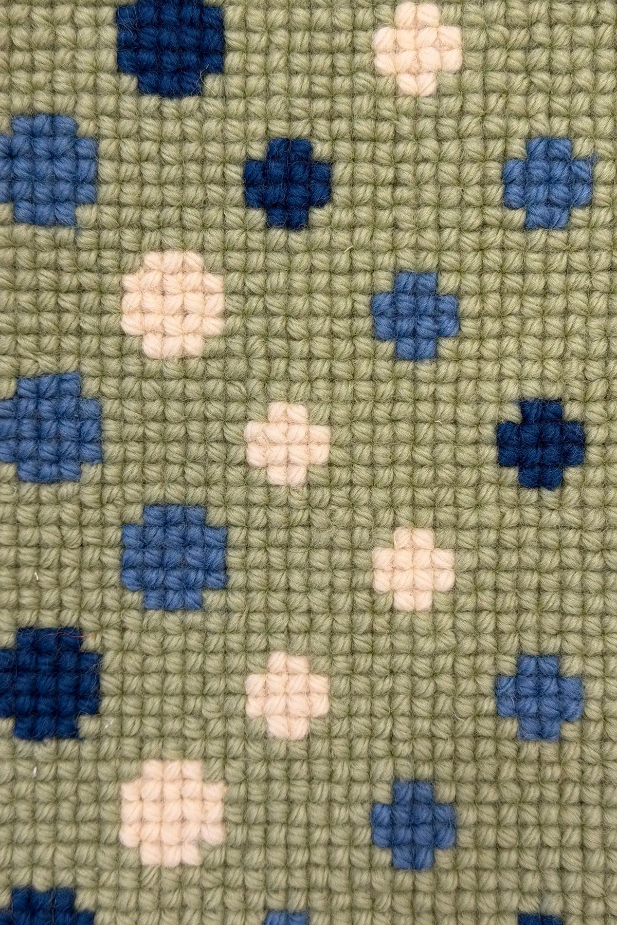 Dots - Blue & Green - 6'1x8'4