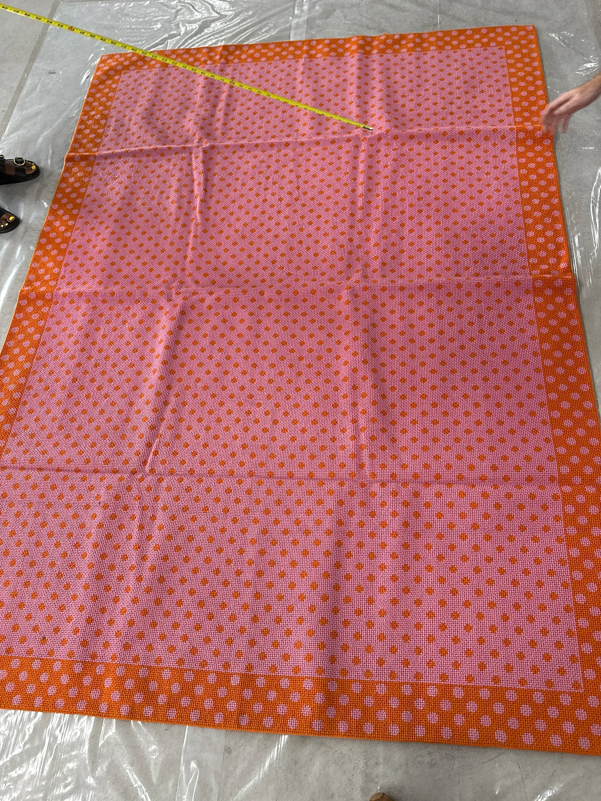 Dots - Orange & Pink - 6x8'4