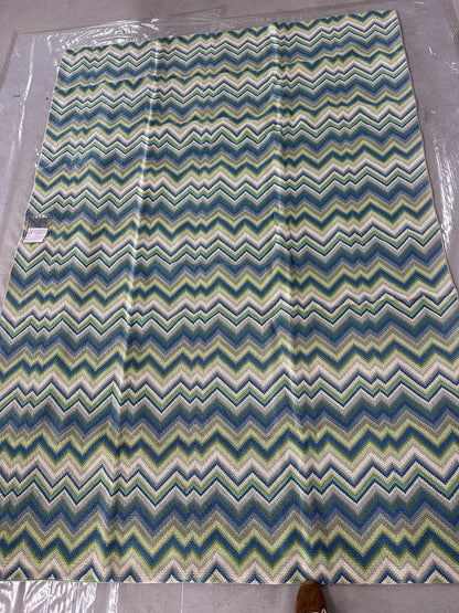 Flamestitch - Blue - 6x8'5