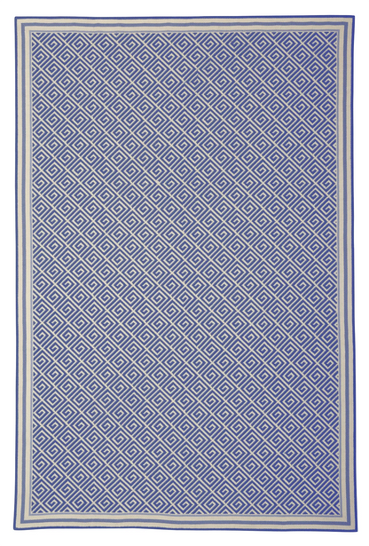 Greek Fret - Blue - 5'11x9