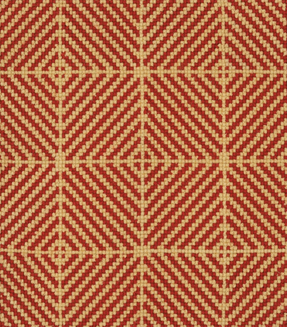 Jute Vermelho - Red & Gold - 5'9x8'3