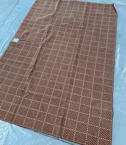 Jute Vermelho - Red & Gold - 5'9x8'3