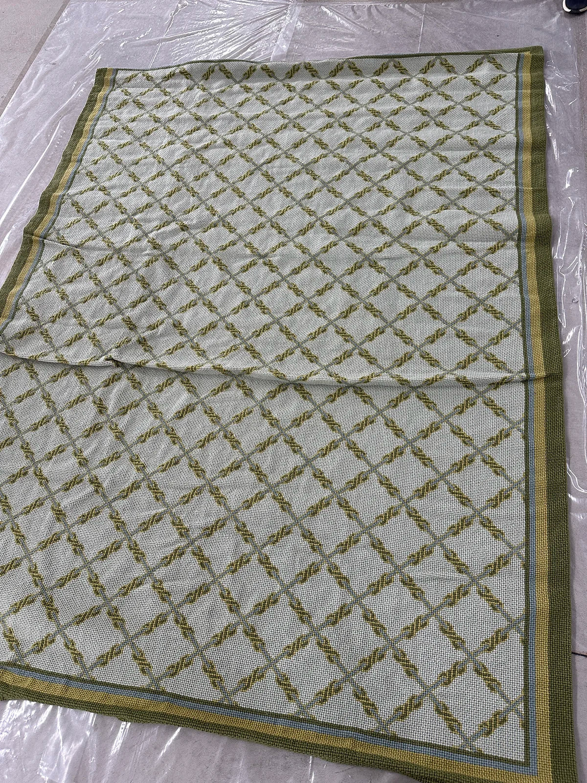 Knotted - Blue & Green  - 6x8'4