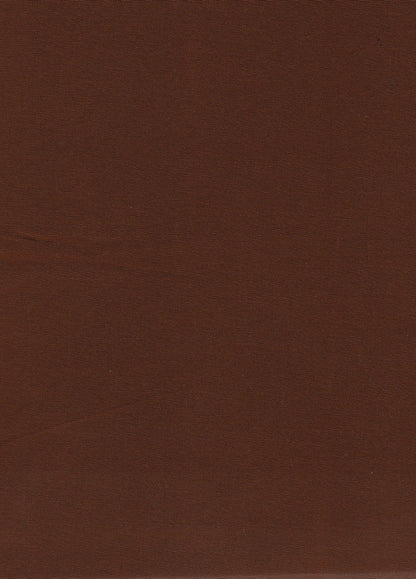 reddish rust brown silk and cotton fabric