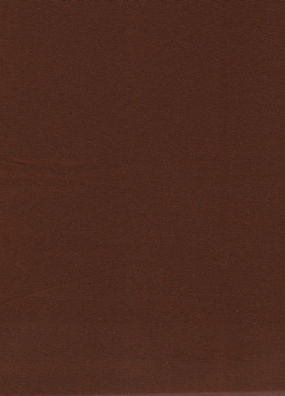 reddish rust brown silk and cotton fabric