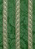 kelly green fabric with a damask pattern and vertical stripes