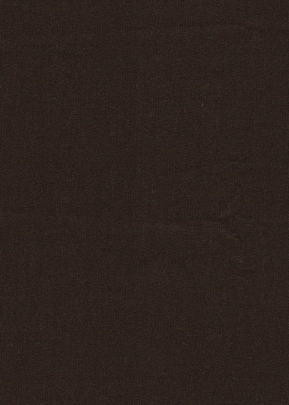 deep chocolate brown silk and cotton fabric
