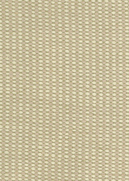 basketweave linen fabric in multicolored cream and green