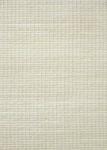beige fabric with an open rectangular weave