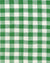 small gingham checked green and white fabric