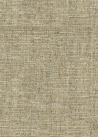 close up of a woven upholstery fabric made with jute, natural color