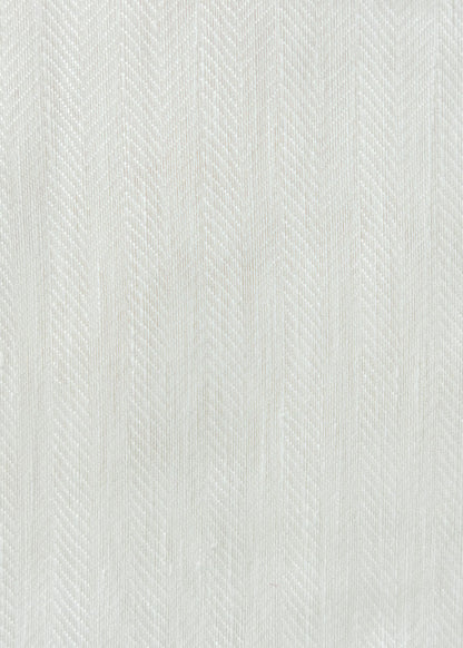 white herringbone weave sheer fabric