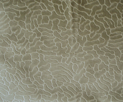 velvet fabric with organic shaped texture