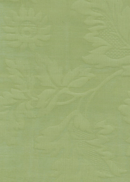 spring green woven damask fabric for drapery