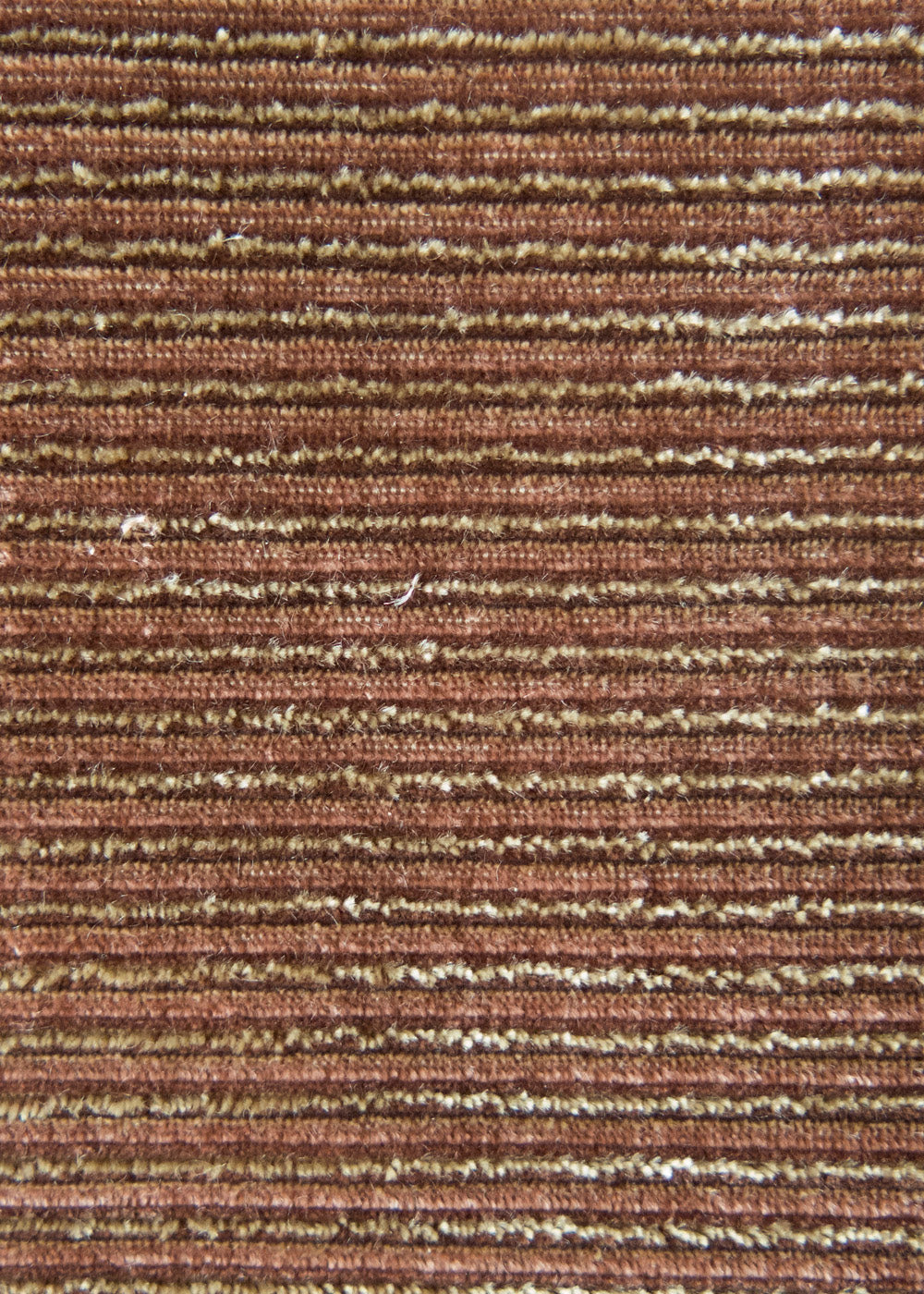 rust red colored velvet with horizontal ribbing