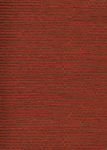 cherry red fabric with a horizontal ribbed texture