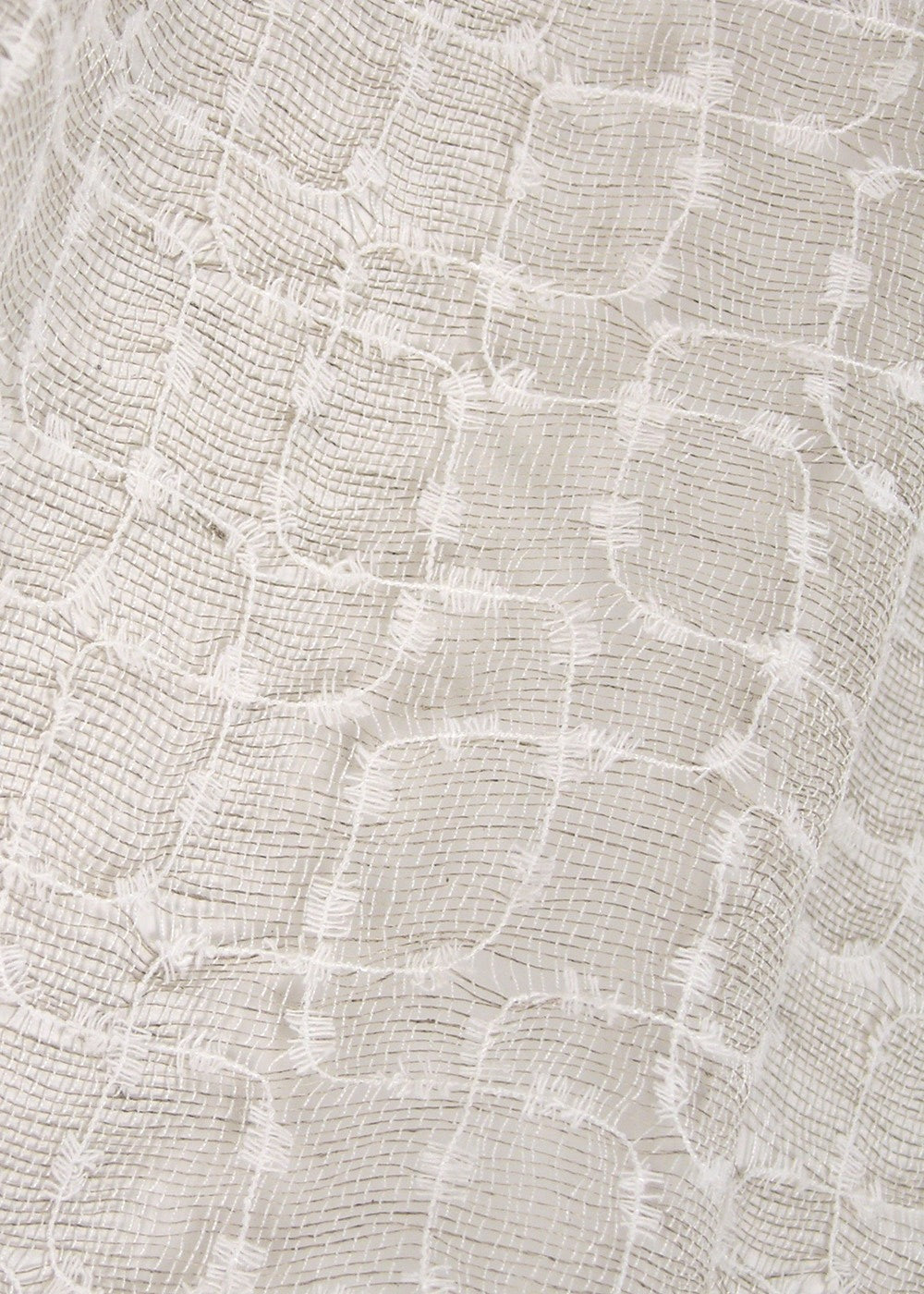 sheer linen mesh