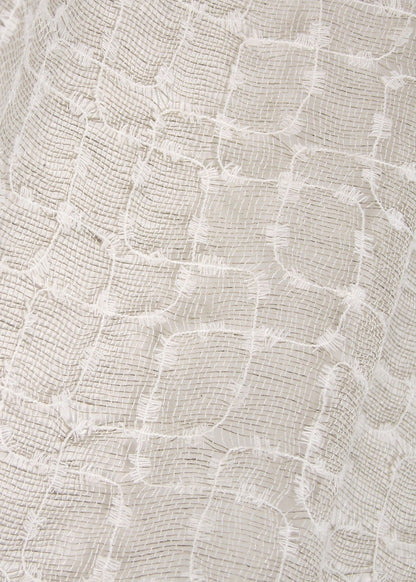 sheer linen mesh