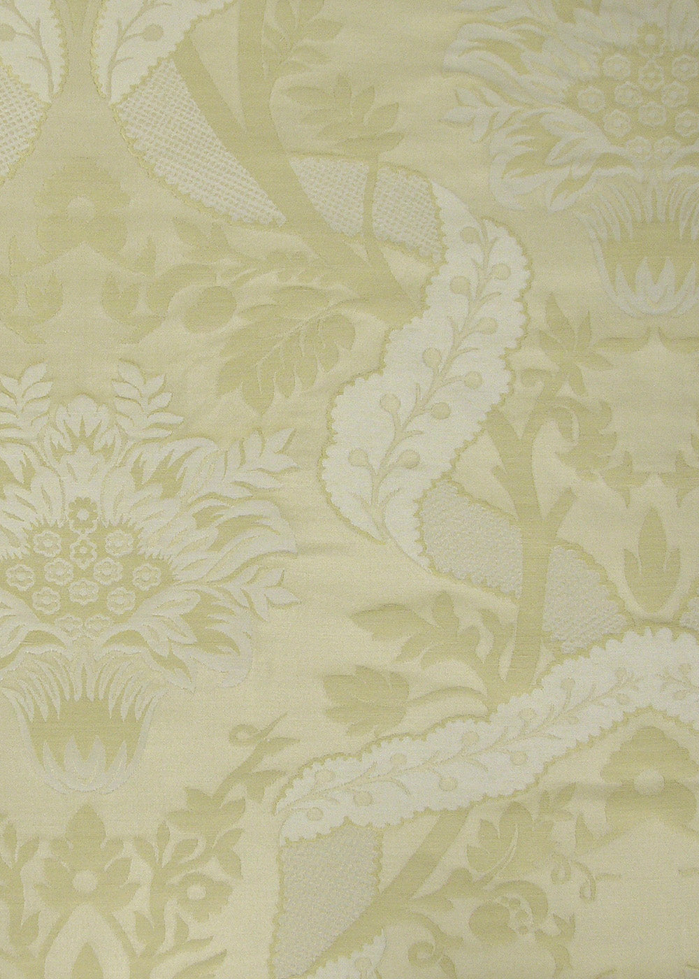 yellow woven damask fabric