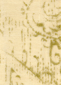 ivory fabric with a metallic gold stamped pattern