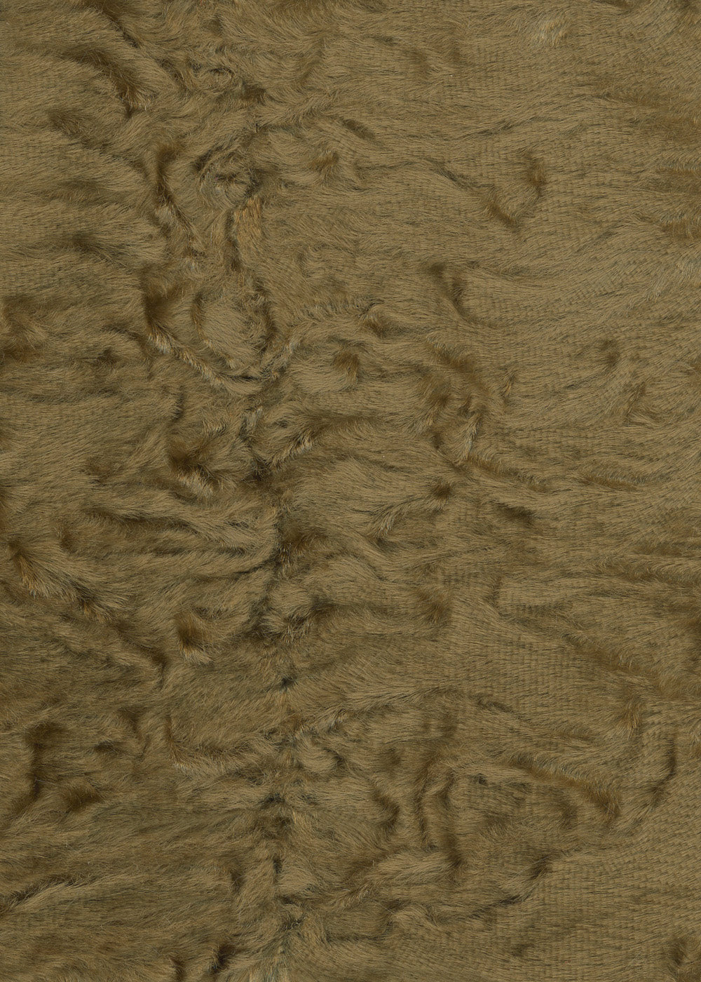 brown fluffy faux fur fabric