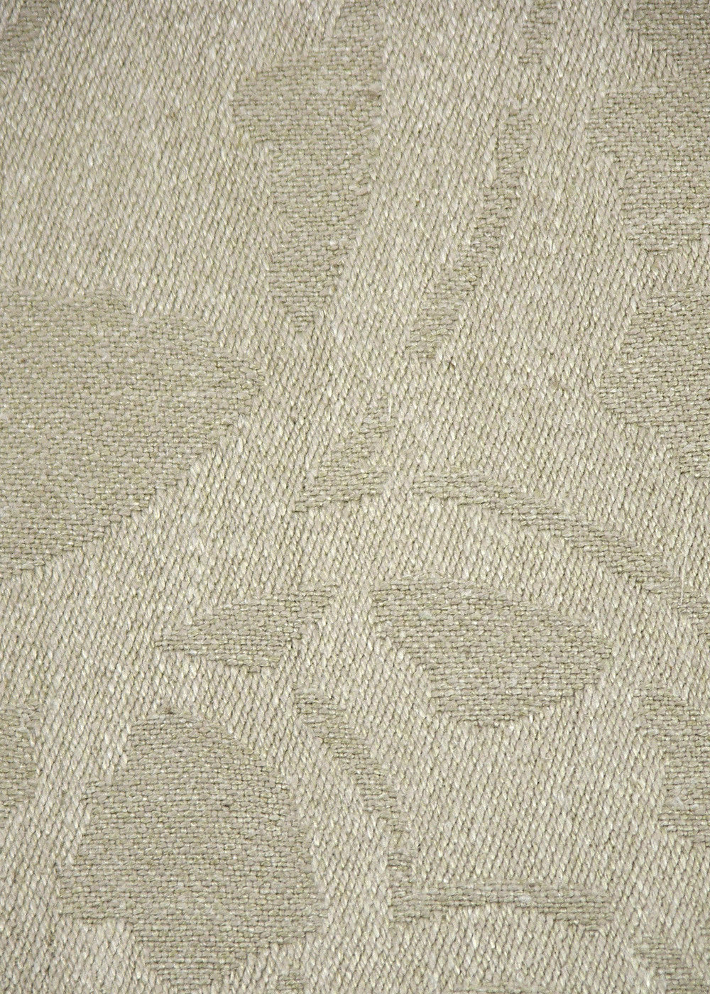 taupe fabric with a woven large-scale damask pattern