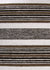 black, white and brown stripe terrycloth fabric