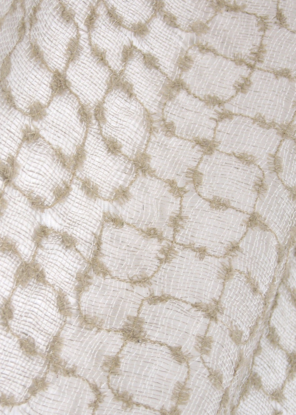 sheer linen mesh