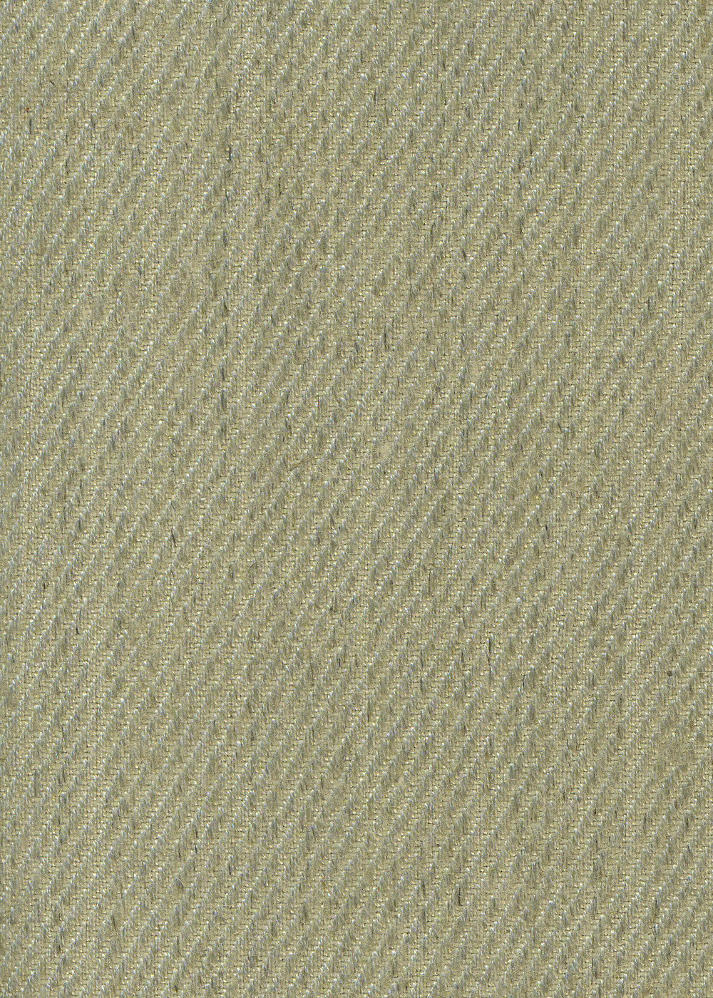 close up of a twill upholstery fabric in celery green