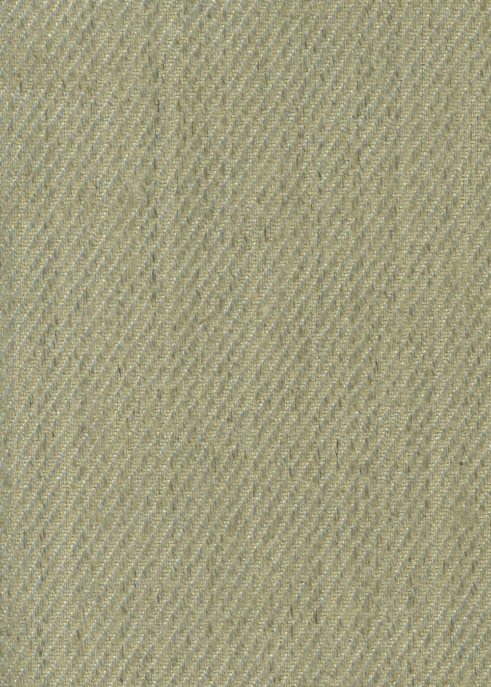 close up of a twill upholstery fabric in celery green