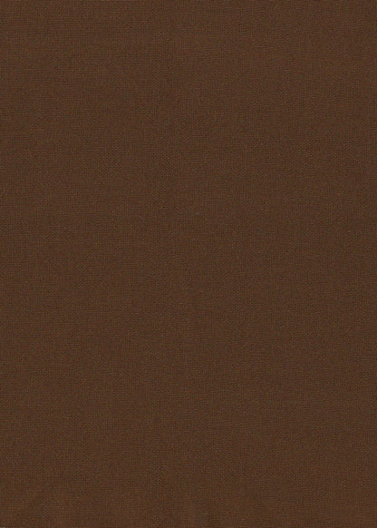 chocolate brown silk and cotton fabric
