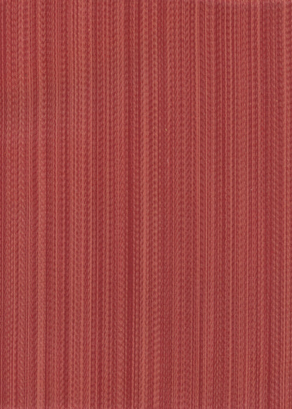 rich red fabric with a vertical striated pattern