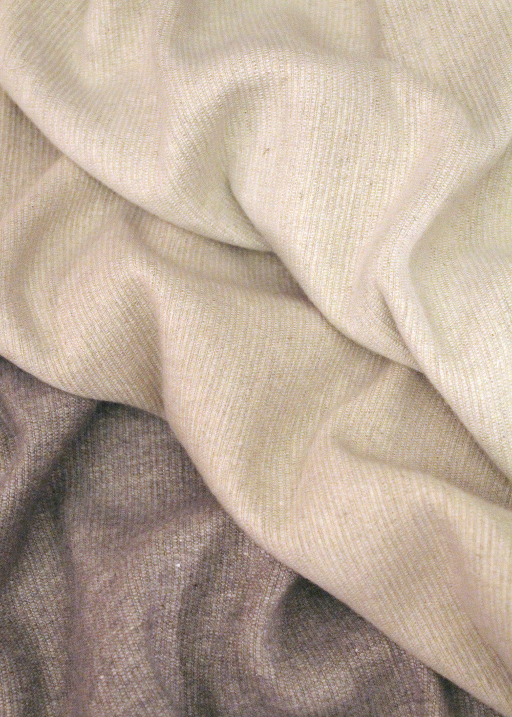 a soft crumpled cashmere upholstery fabric